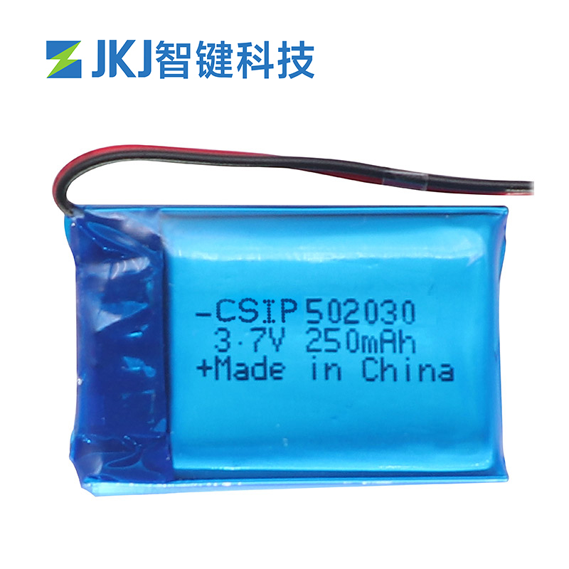 3.7V 250mAh Lipo 可充電鋰聚合物 OEM 制造商 502030 CSIP 鋰電池